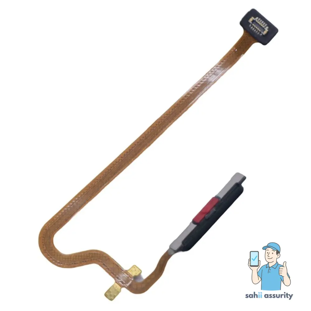 Fingerprint Sensor with Flex Cable for Realme 11x 5G Black thumbnail